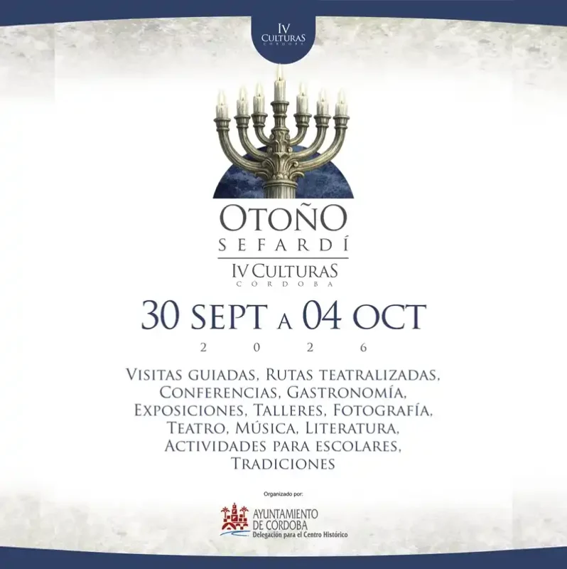 OTONO SEFARDI EN CORDOBA. 30 sept 4 oct 2026