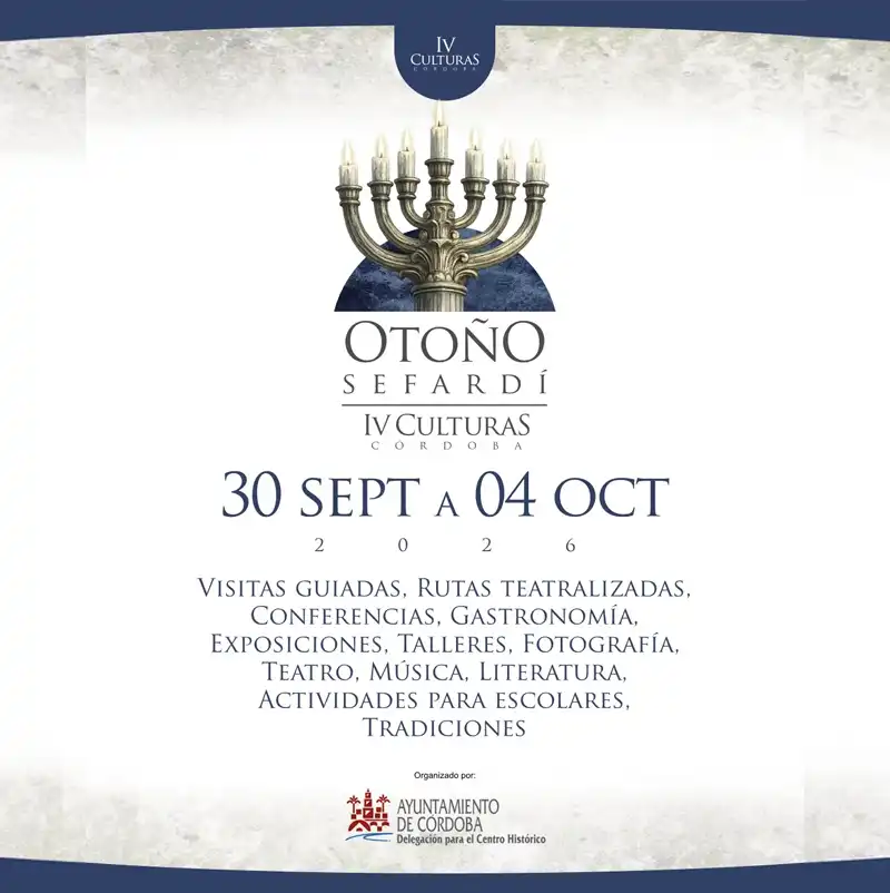OTONO SEFARDI EN CORDOBA. 30 sept 4 oct 2026