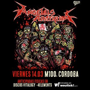 ANGELUS APATRIDA. Sala M100 Cordoba. Viernes 14 Marzo 2025