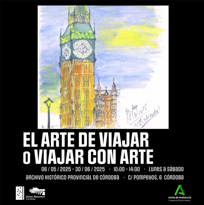 'EL ARTE DE VIAJAR O VIAJAR CON ARTE'. Archivo Histórico Provincial de Córdoba. Hasta el 30 deJunio de 2025