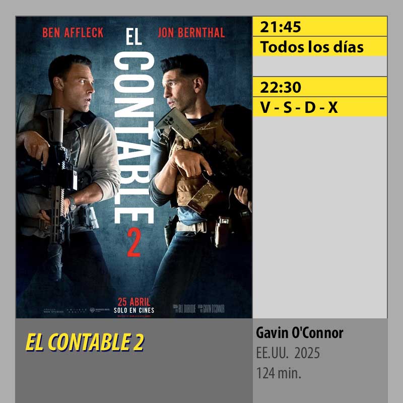 EL CONTABLE 2 MK2 CineSur Tablero Córdoba