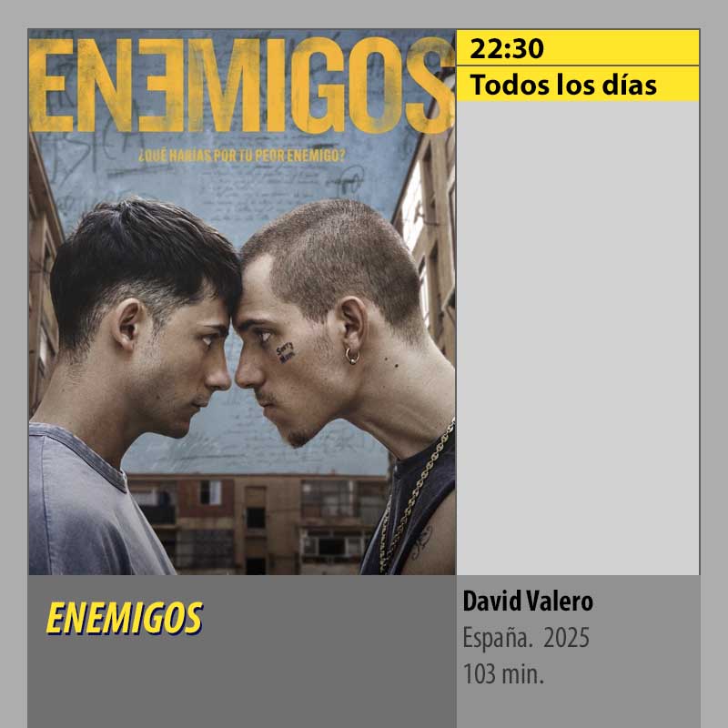 ENEMIGOS MK2 CineSur Tablero Córdoba