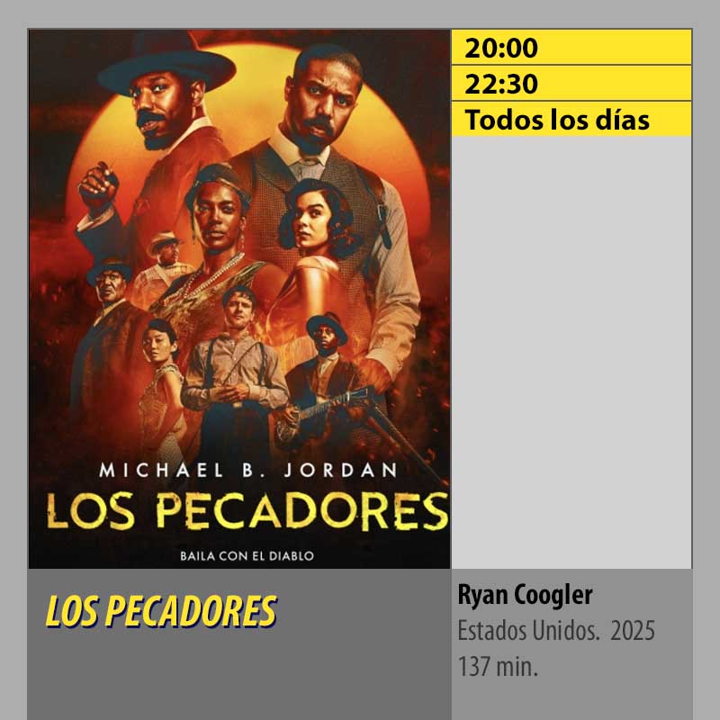 LOS PECADORES CINES AXION Córdoba