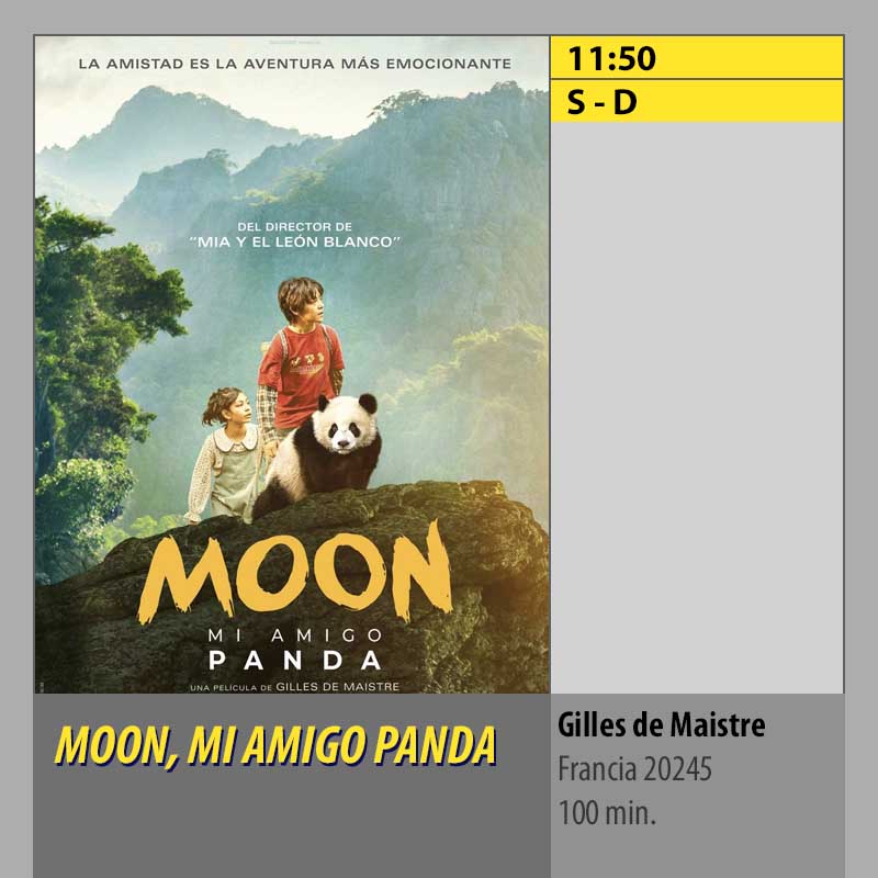 MOON, MI AMIGO PANDA MK2 CineSur Tablero Córdoba