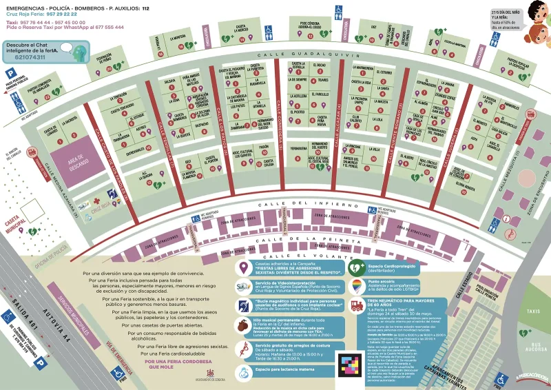 PLANO CASETAS FERIA DE CÓRDOBA 2026