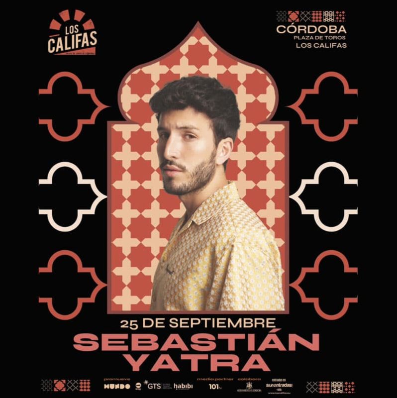 SEBASTIÁN YATRA. Plaza de Toros de Córdoba. Jueves 25 Septiembre 2025