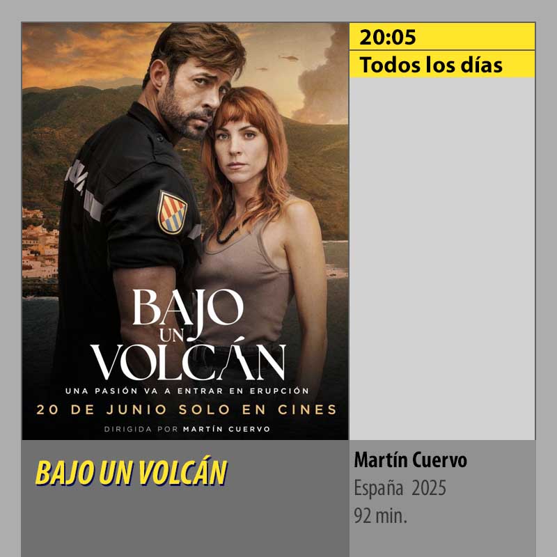 BAJO UN VOLCÁN CINES AXION Córdoba