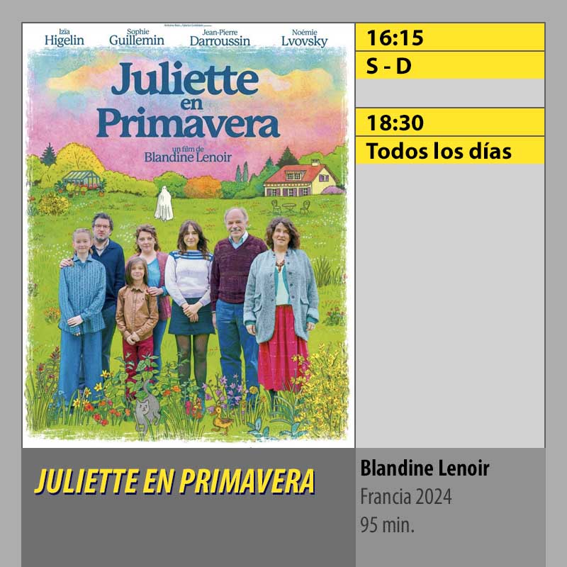 JULIETTE EN PRIMAVERA CINES AXION Córdoba