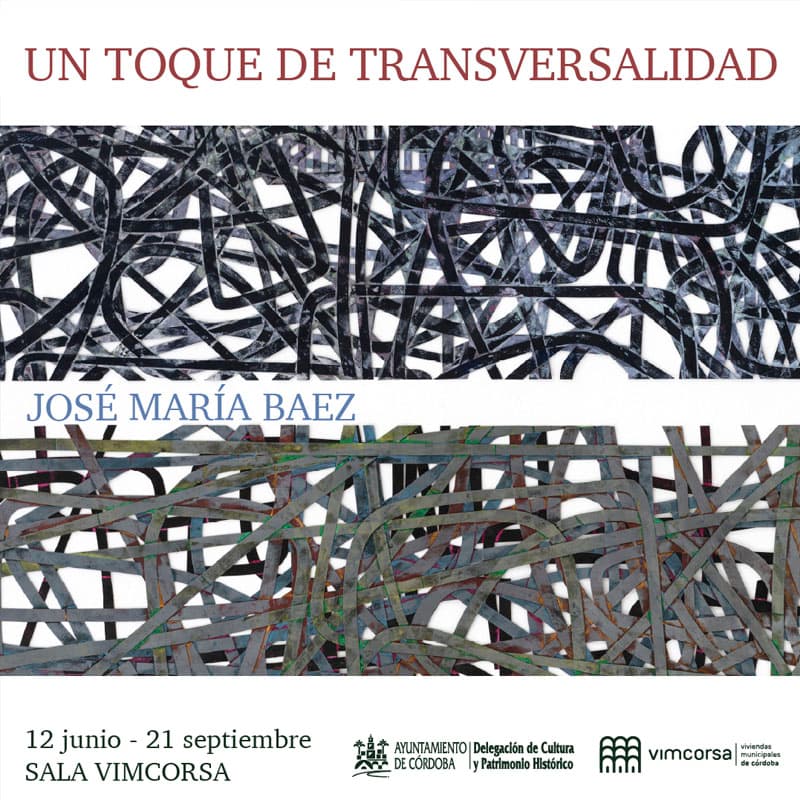 Jose Maria Baez UN TOQUE DE TRANSVERSALIDAD. Sala VIMCORSA. Cordoba. Hasta el 21 Septiembre 2025