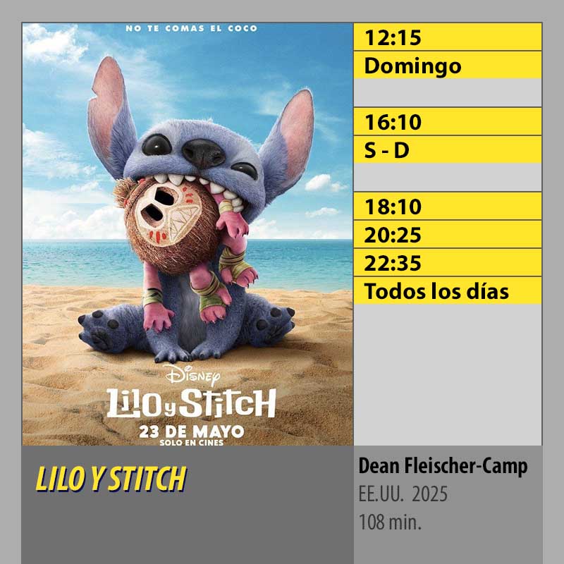LILO Y STITCH CINES AXION Córdoba