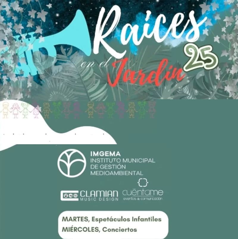 RAÍCES EN EL JARDÍN. Real Jardín Botánico de Córdoba. Verano 2025