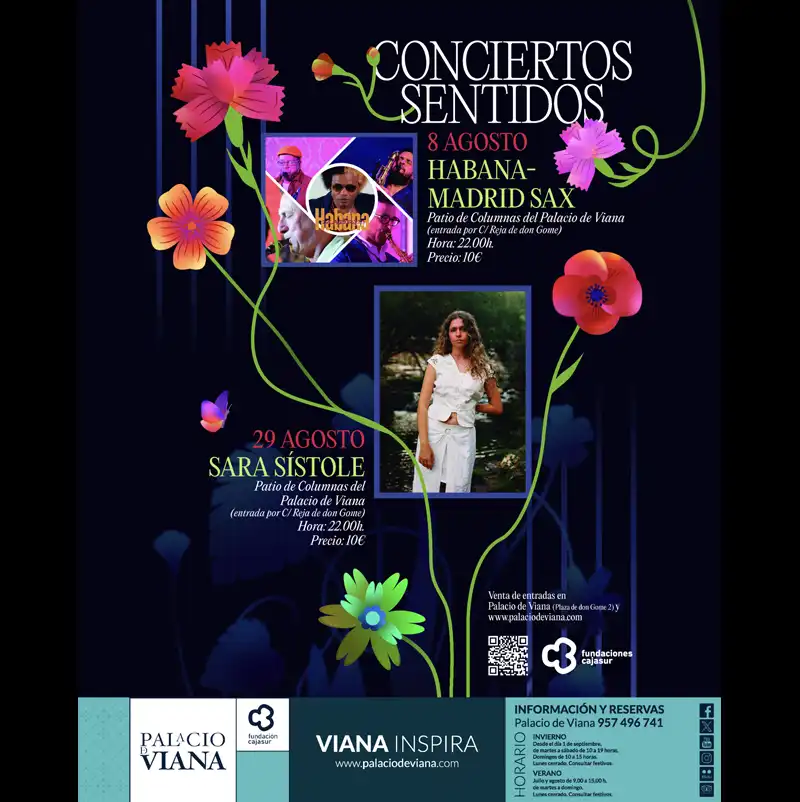 CONCIERTOS SENTIDOS. Palacio de Viana. Cordoba. Agosto 2025