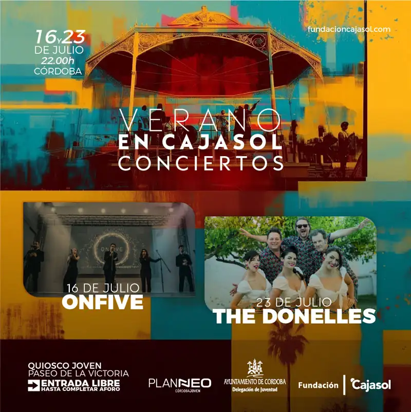 Conciertos 'VERANO EN CAJASOL'. Córdoba. Julio 2025