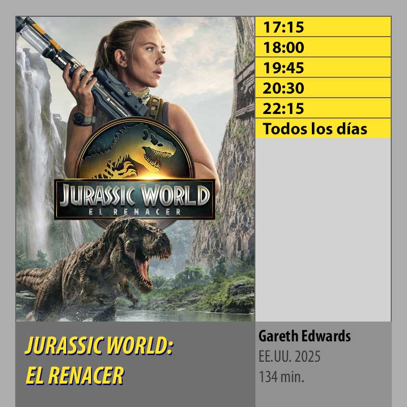 JURASSIC WORLD- EL RENACER Multicines Guadalquivir Córdoba