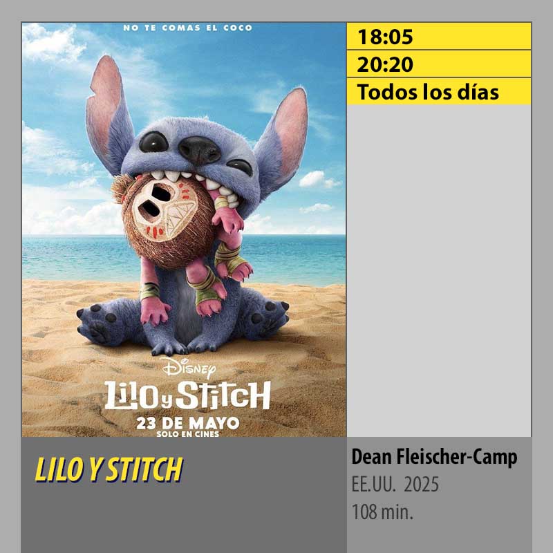 LILO Y STITCH MK2 CineSur Tablero Córdoba