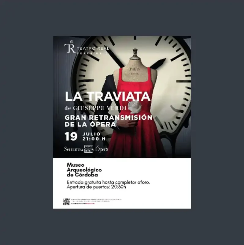 Opera LA TRAVIATA. Museo Arqueologico de Cordoba. Sabado 19 Julio 2025