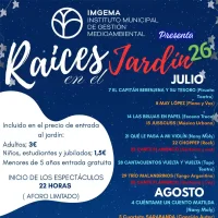 RAICES EN EL JARDIN 2026. Real Jardin Botanico de Cordoba. Verano 2026
