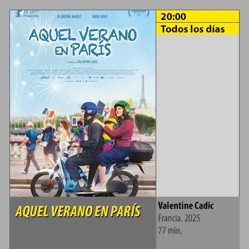 AQUEL VERANO EN PARÍS. CINES AXION Córdoba
