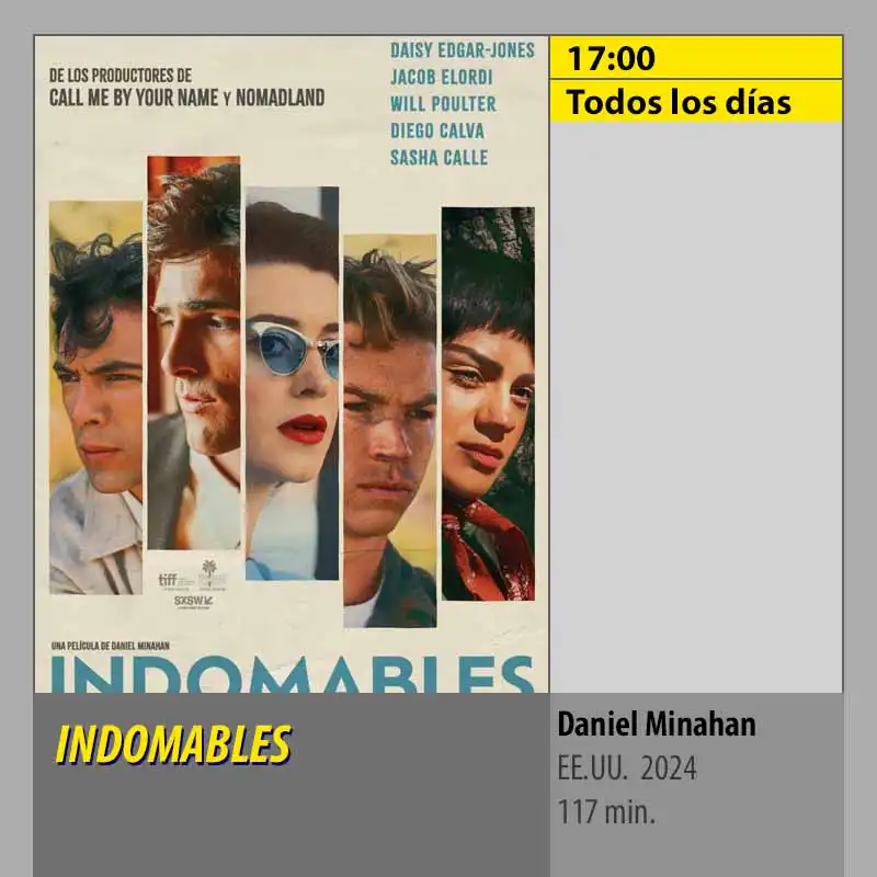 INDOMABLES. MK2 CineSur Tablero Córdoba