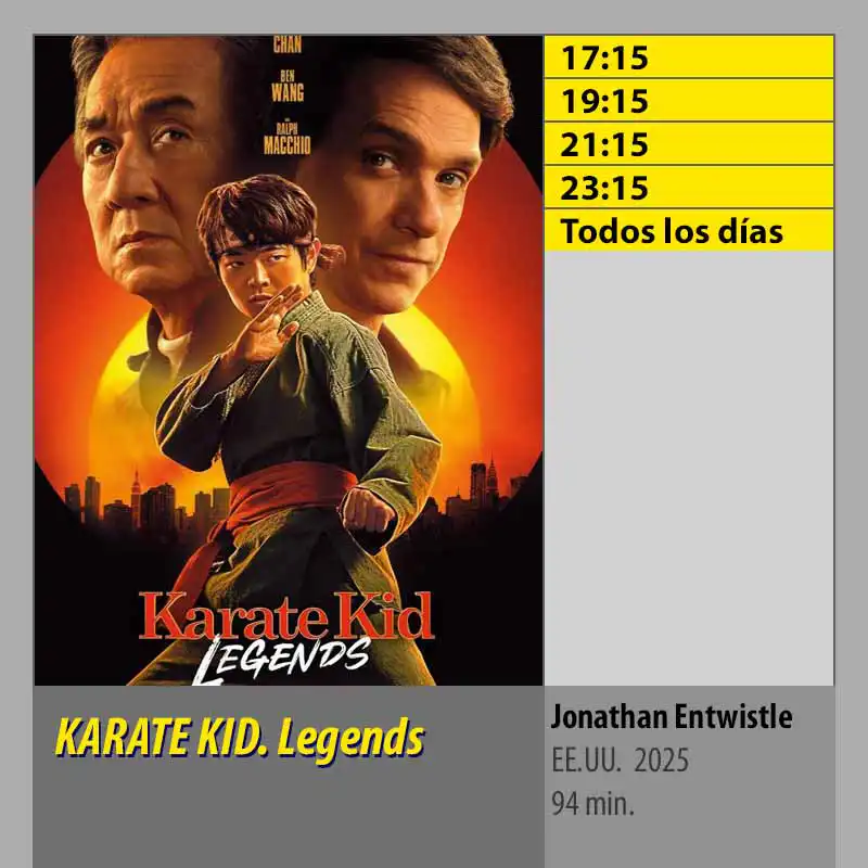 KARATE KID. Legends. MK2 CineSur Tablero Córdoba