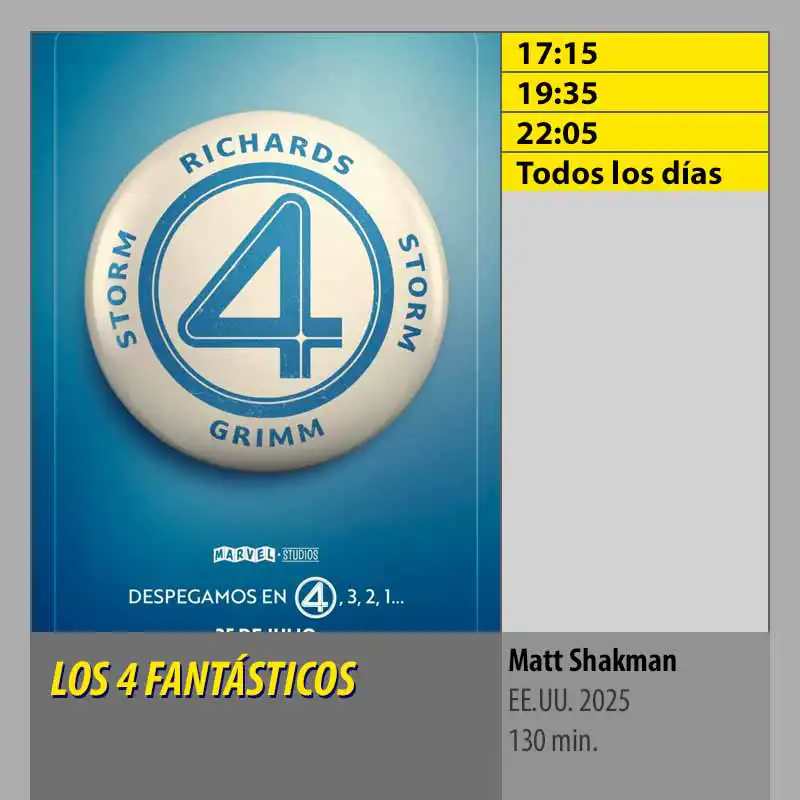 LOS-4-FANTÁSTICOS-MK2-CineSur-Tablero-Córdoba