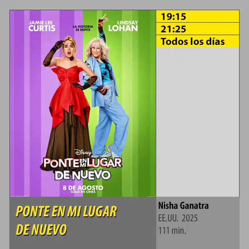 PONTE EN MI LUGAR DE NUEVO. MK2 CineSur Tablero Córdoba