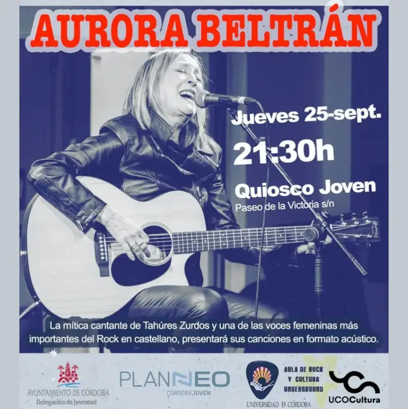 AURORA BELTRAN. Quiosco Joven. Cordoba. Jueves 25 Septiembre 2025