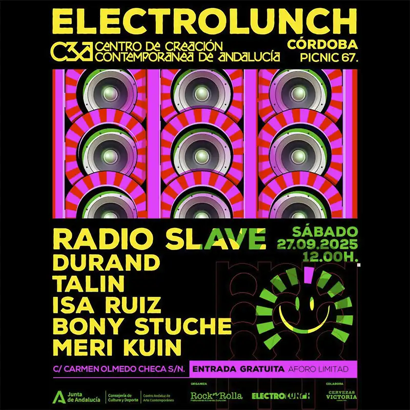 ELECTROLUNCH. C3A Andalucia. Cordoba. Sabado 27 Septiembre 2025