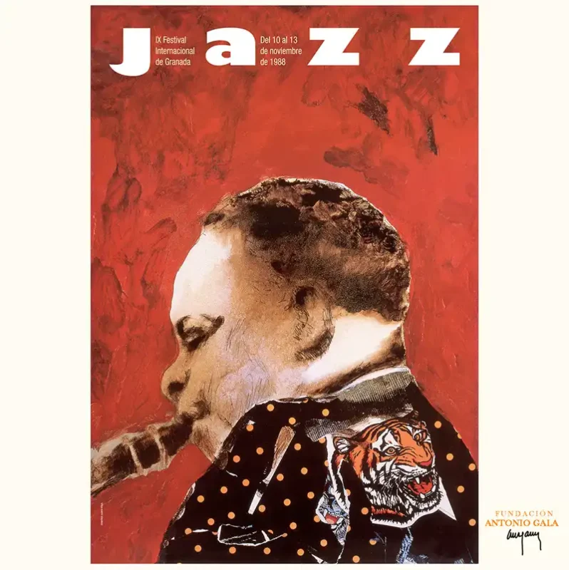 JAZZ. CARTELES DE JUAN VIDA 1986 2024. Fundacion Antonio Gala. Cordoba. Hasta el 11 Octubre 2025