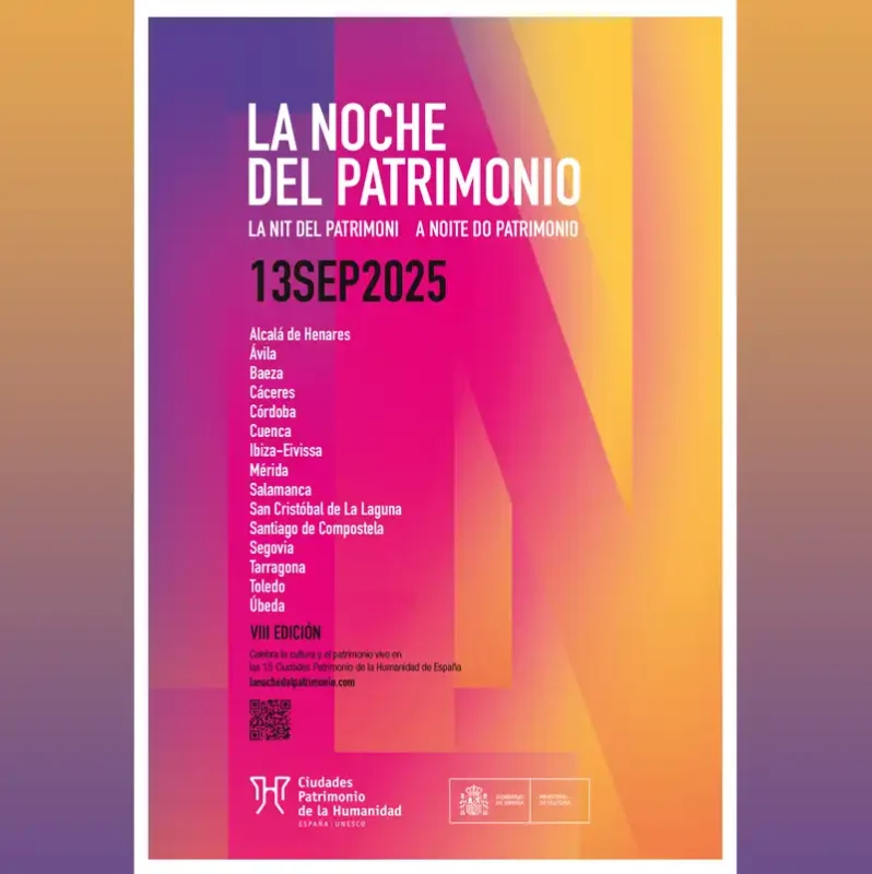 LA NOCHE DEL PATRIMONIO 2025. Cordoba. Sabado 13 Septiembre 2025
