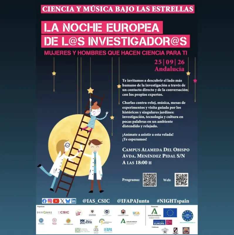 LA NOCHE EUROPEA DE L@S INVESTIGADOR@S. Cordoba. 25 Septiembre 2026