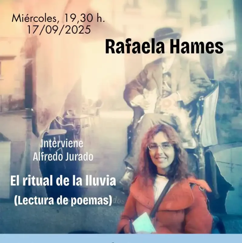 POESIA EN EL CENTRO. Rafaela Hames. Biblioteca Grupo Cantico. Cordoba. 17 Septiembre 2025