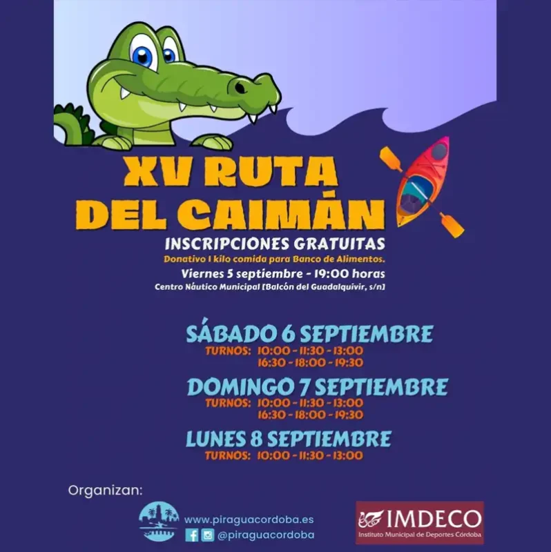 XV RUTA DEL CAIMAN. Cordoba. 6 7 8 Septiembre 2025