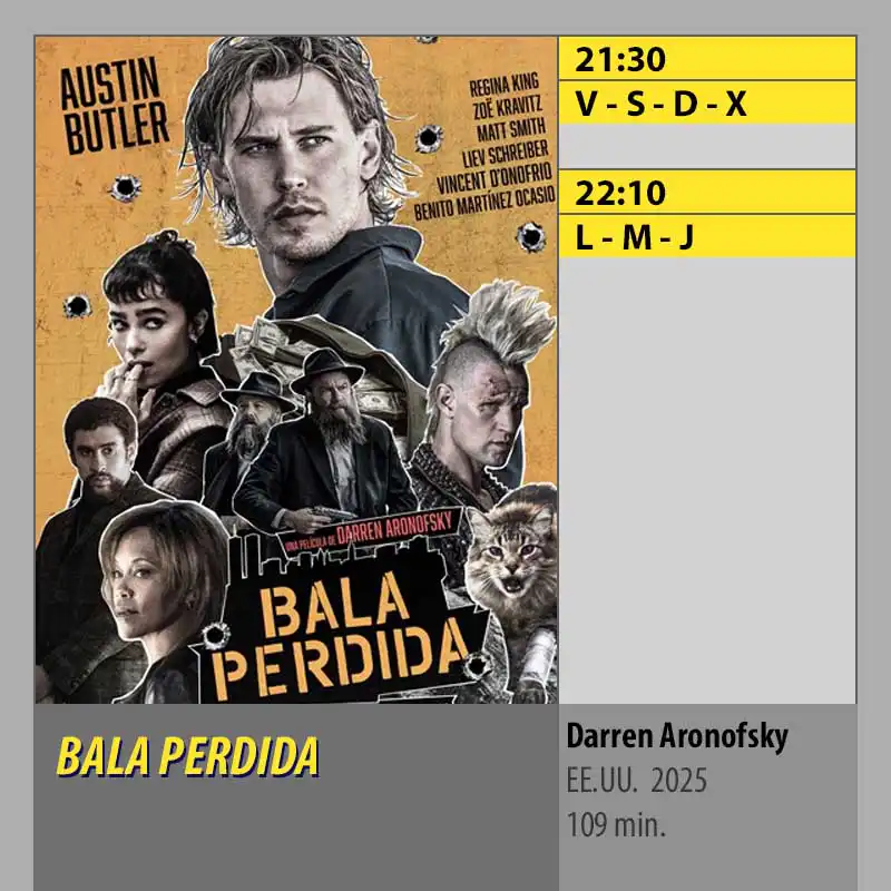 BALA PERDIDA MK2 CineSur Tablero Córdoba