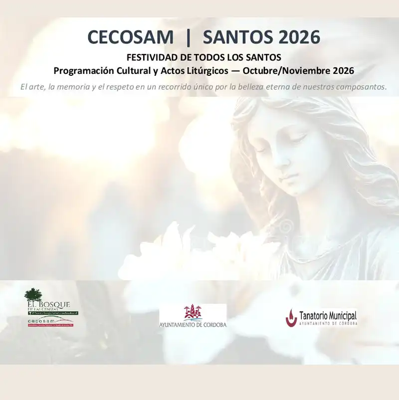 CECOSAM | SANTOS 2026. Festividad de Todos los Santos. Octubre-Noviembre 2026 CECOSAM SANTOS 2026. Festividad de Todos los Santos. Octubre Noviembre 2026