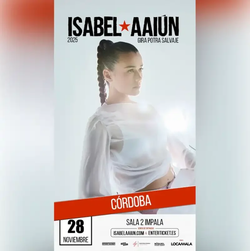ISABEL AAIUN. Sala Impala. Cordoba. Viernes 28 Noviembre 2025