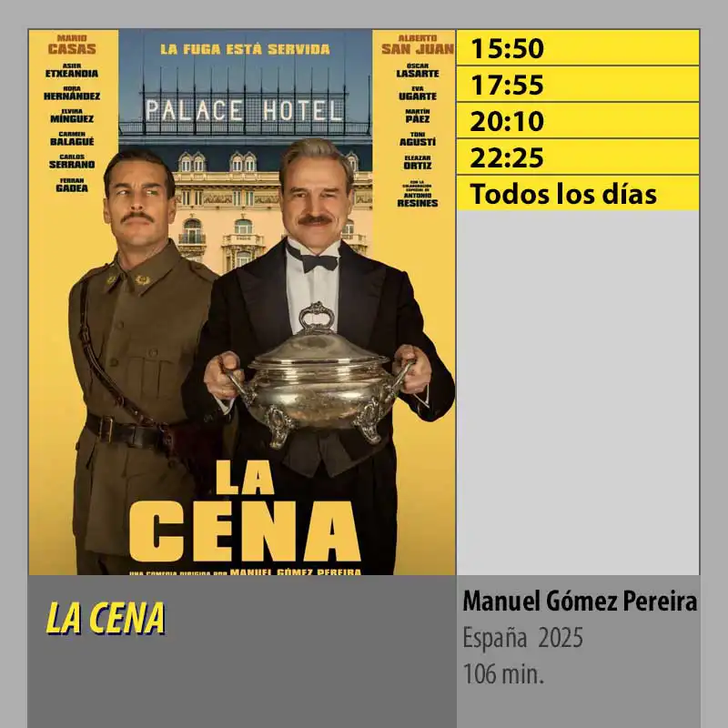 LA CENA MK2 CineSur Tablero Córdoba
