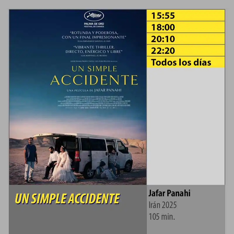 UN SIMPLE ACCIDENTE MK2 CineSur Tablero Córdoba