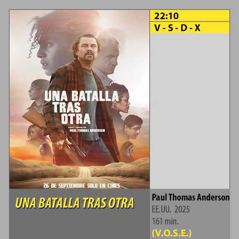 UNA BATALLA TRAS OTRA VOSE MK2 CineSur Tablero Cordoba