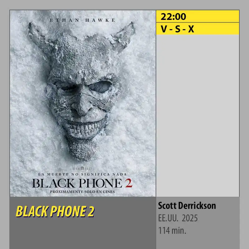 BLACK PHONE 2 Multicines Guadalquivir Córdoba BLACK PHONE 2 Multicines Guadalquivir Córdoba