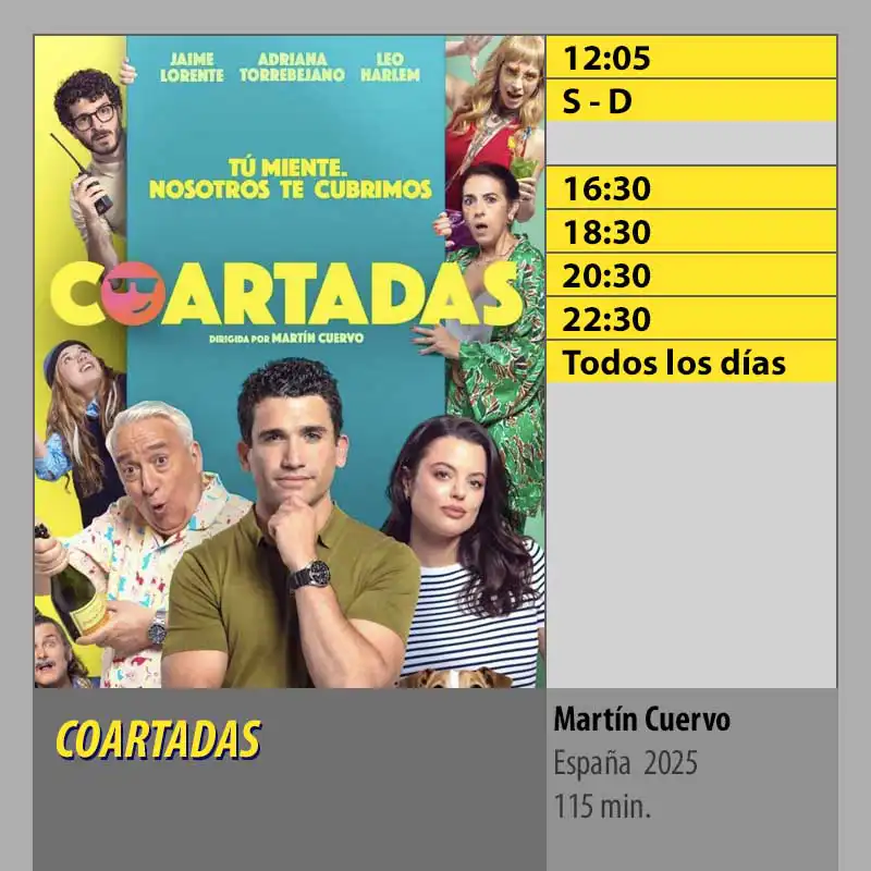 COARTADAS MK2 CineSur Tablero Córdoba