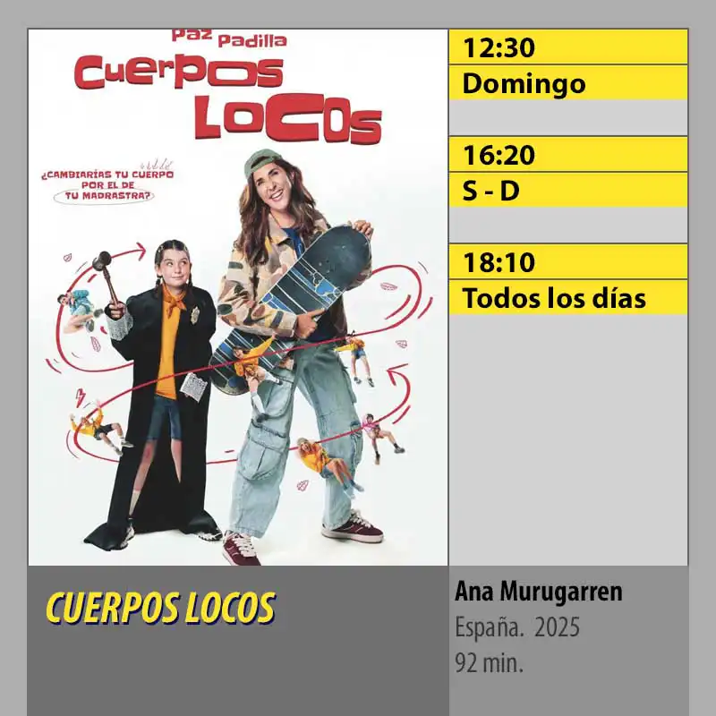 CUERPOS LOCOS. CINES AXION Córdoba CUERPOS LOCOS. CINES AXION Córdoba