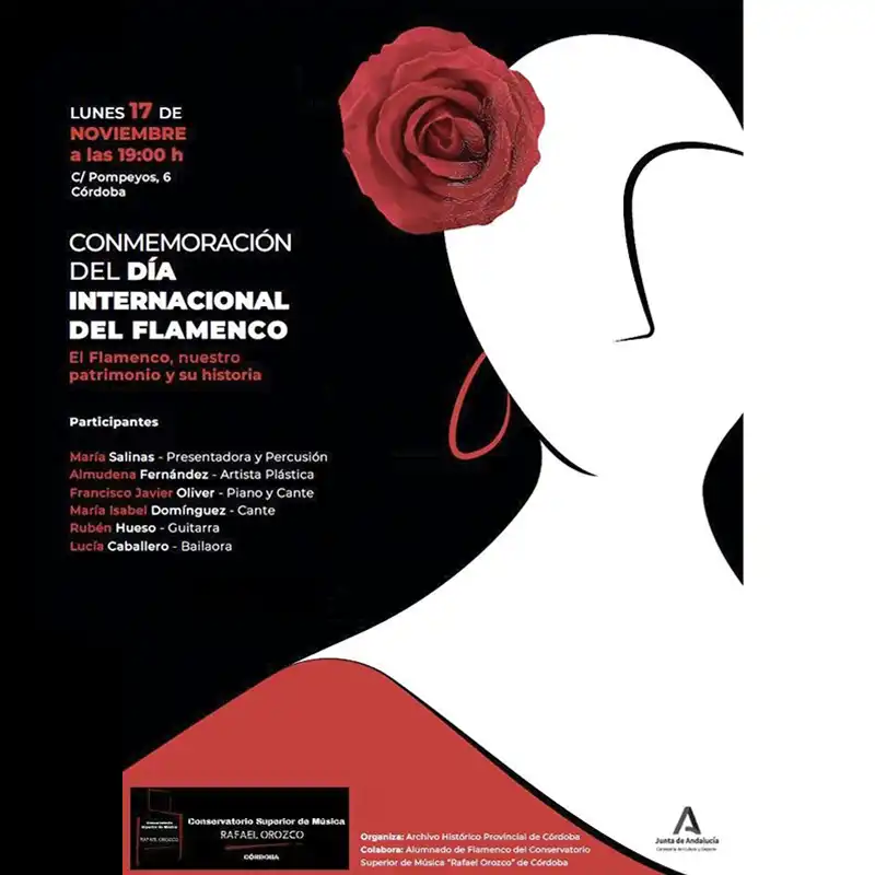 DIA INTERNACIONAL DEL FLAMENCO. CSM Rafael Orozco. Cordoba. Lunes 17 Noviembre 2025