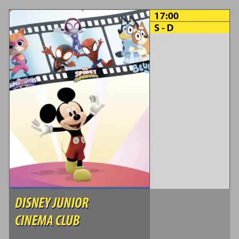 DISNEY JUNIOR CINEMA CLUB Multicines Guadalquivir Córdoba DISNEY JUNIOR CINEMA CLUB Multicines Guadalquivir Córdoba