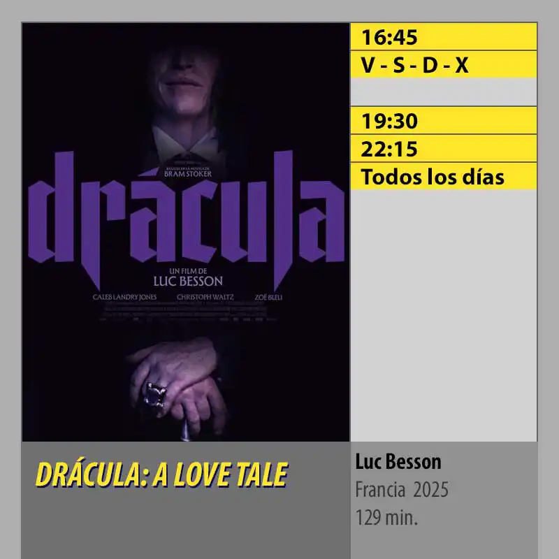 DRÁCULA MK2 CineSur Tablero Córdoba