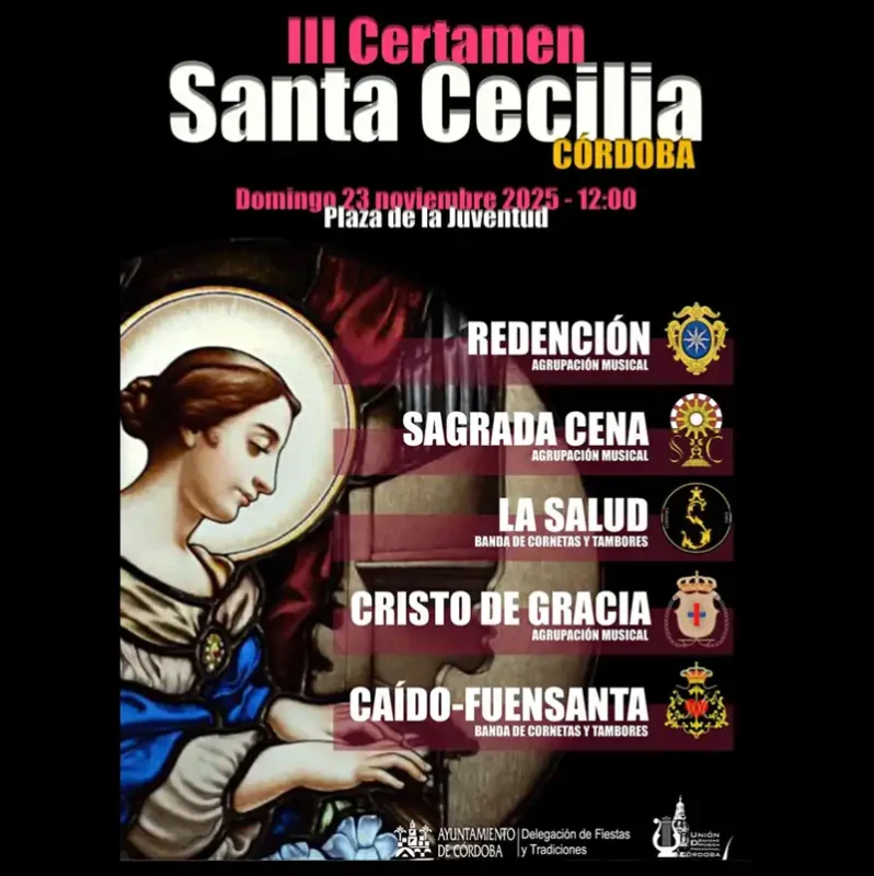 III CERTAMEN SANTA CECILIA. Plaza de la Juventud. Cordoba. 23 Noviembre 2025
