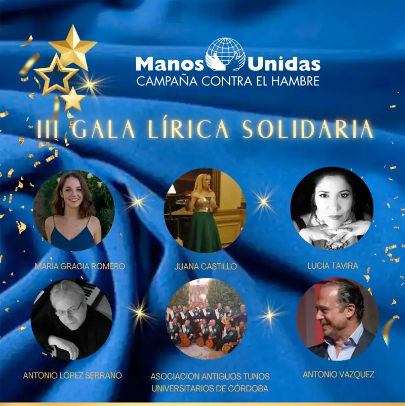 III GALA LÍRICA SOLIDARIA. Real Círculo de la Amistad. Córdoba. Jueves 20 Noviembre 2025