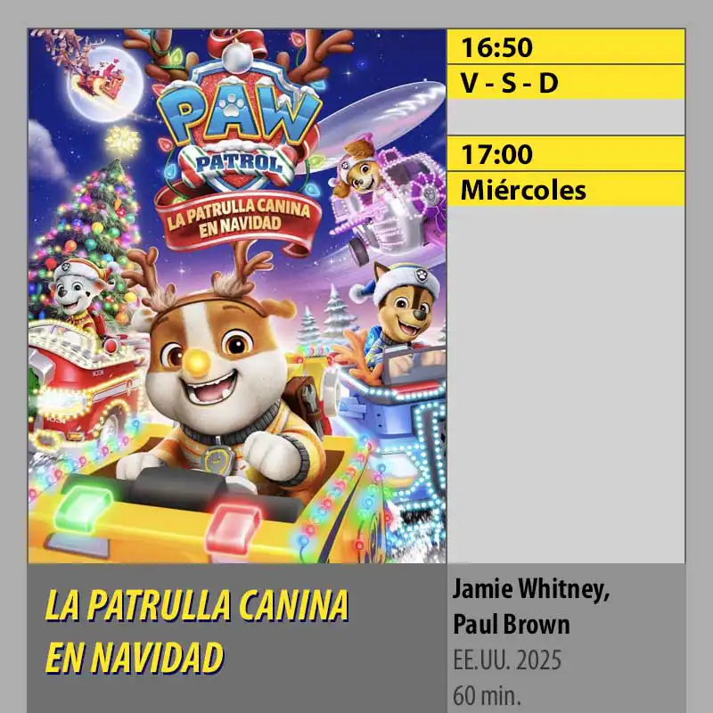 LA PATRULLA CANINA EN NAVIDAD Multicines Guadalquivir Córdoba LA PATRULLA CANINA EN NAVIDAD Multicines Guadalquivir Córdoba