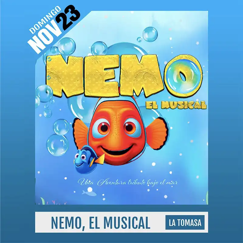 NEMO. EL MUSICAL. Teatro Avanti. Cordoba. Domingo 23 Noviembre 2025