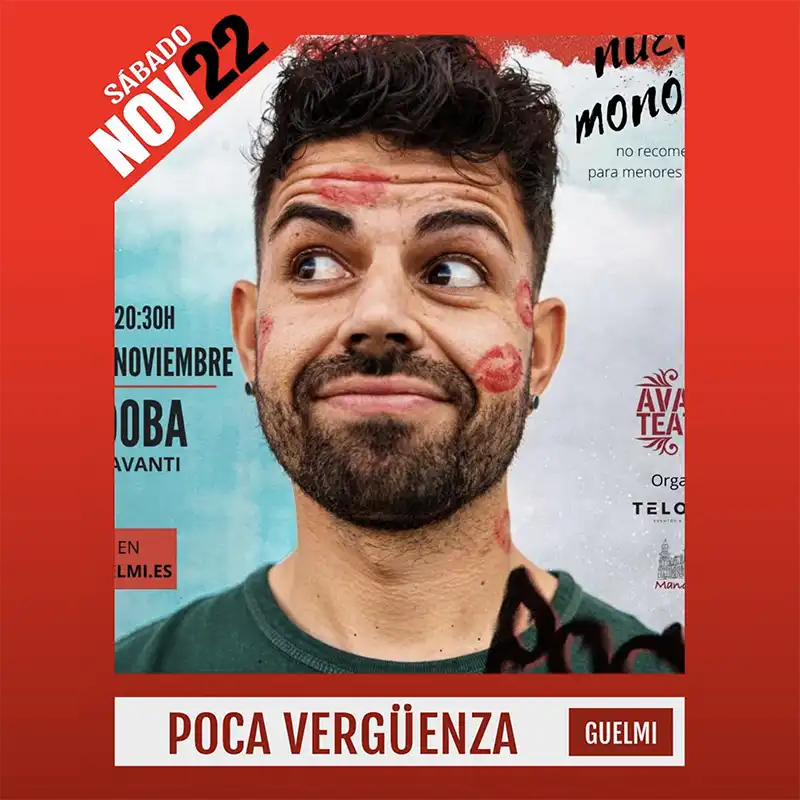 POCA VERGUENZA. Teatro Avanti. Cordoba. Sabado 22 Noviembre 2025